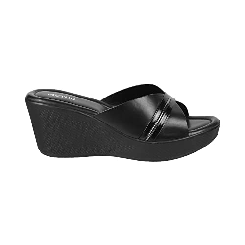 Metro Women Wedge Heel Fashion Slip-on - Image 3