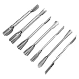 CRAFTHROU Edelstahl Doppelkopf Garniermesser 7 Stück für Obst Gemüse
