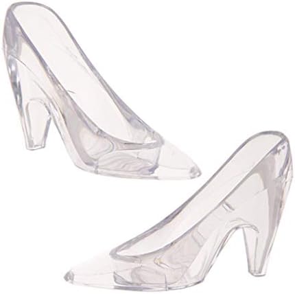 Clear plastic cinderella slippers Clearance