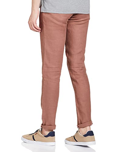 Image of Blackberrys Men Blue Solid Trousers
