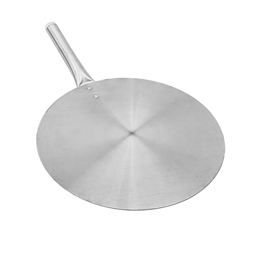 Pedra Refratária 35x35cm Quadrada + Pá de Alumínio 35cm para Pizza Forno Churrasqueira