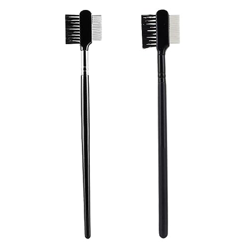 SOESFOUFU 2 Pcs Eyelash and Brow Brush Set Makeup Tools Materials for Ages Stylish and Functional