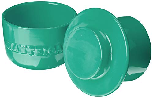 Manteigueira de Cerâmica, 250 gramas, Pistache, Mondoceram Gourmet