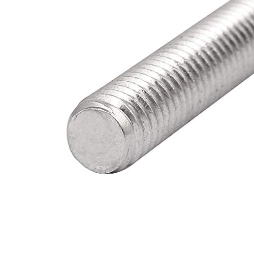 PENCK 10 Pcs Threaded Studs M8 x 80mm Fully Threaded Bolts 1.25mm Pitch 304 Stainless Steel Threaded Rods Bar Studs