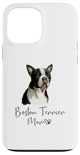 Boston Terrier Mom �{�X�g���e���A�}�}���킢���q�����̎�����{�X�g���e���A �X�}�z�P�[�X iPhone 13 Pro Max �p