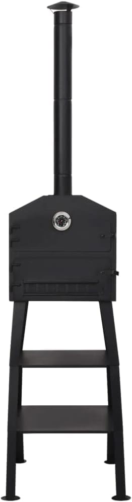 YAFF Outdoor Pizza Oven Charcoal Fired with 2 Fireclay Stones (62.216lbs)