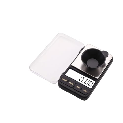 Image of Atom XS Electronic Pocket Digital Scale 300Gms x 0.01Gms | Digital Jewellery Scale | Atom XS A 105 Pocket Scale.,Black And White