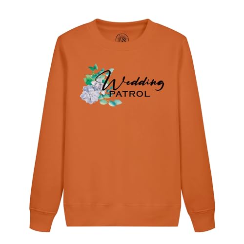 Sweatshirt enfant Wedding Patrol fleurs bleues pour cortège mariée