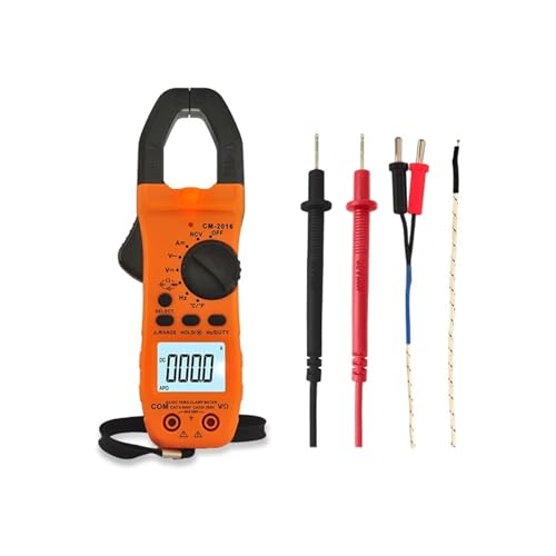 Multímetro Pinza Amperimétrica Digital CM-2016 Medidor AC DC Voltaje Ohm NCV Temperatura Frecuencia Tester Diodo miniatura 2