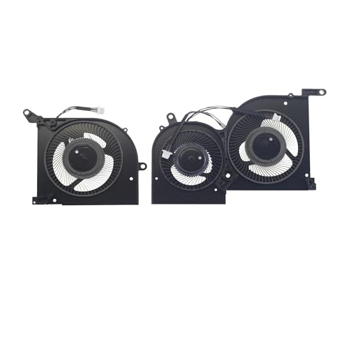 Ventilador de refrigeración for CPU y GPU de portátil BS5005HS-U4Q BS5005HS-U3J DC5V 4 Pines, Compatible con MSI, GS66 Stealth MS-16V4 16V4(CPU GPU Fan)