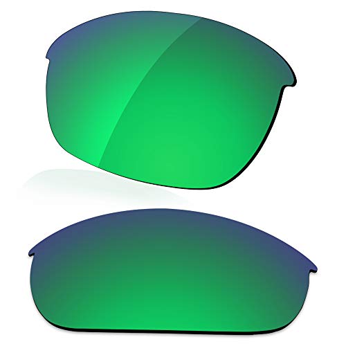 LenzReborn Oakley Half Jacket 2.0 OO9144 交換レンズ 偏光 オークリオークリー - 草の緑 - 鏡
