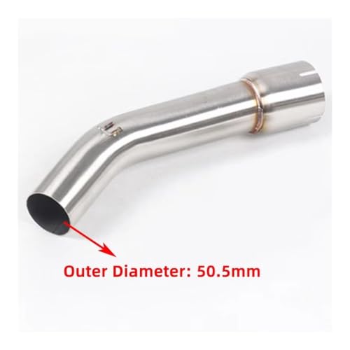 Tubo de escape intermedio deslizante para FZ1 que optimiza el flujo de gases 4