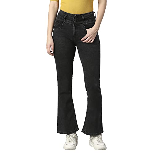 Image of HIGH Star Women's High Rise Bootcut Fit Stretchable Jeans