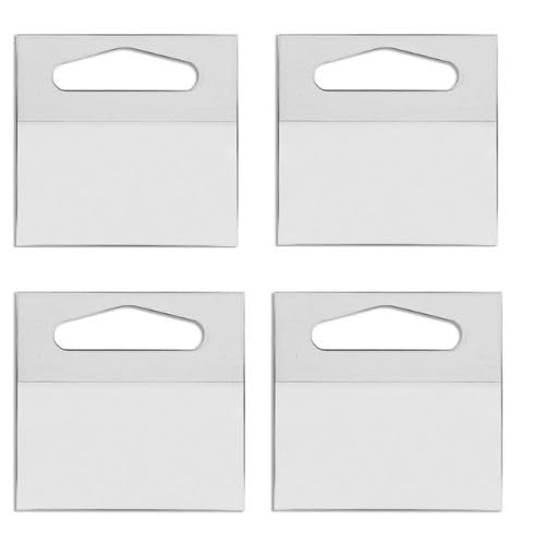 - Plastic Display Hook with Adhesive Label Holder, Transparent Retail Price Tag Hanger for Store Merchandise (100PCS) (Wall AC1)
