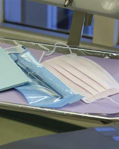 Crosstex International CRX Tray Sleeves Mini Size F Clear 7.5"X10.5" Bx/500