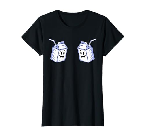 Leche de lactancia materna Lata Humor Mamá Divertida Nueva Mama Kawai Box Camiseta