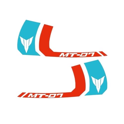 Sticker moto MT07 protection réservoir carbone bandes déco pour Yamaha MT 07