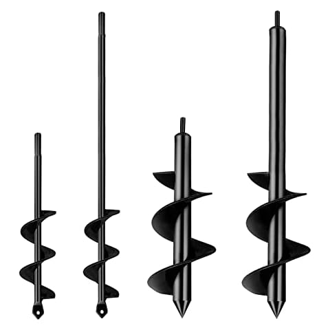 Gartenbohrer Erdbohrer für Bohrmaschine 4 Pack Cover