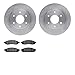 Dynamic Friction Company Front Brake Rotors with 5000 Advanced Brake Pads 6502-67468
