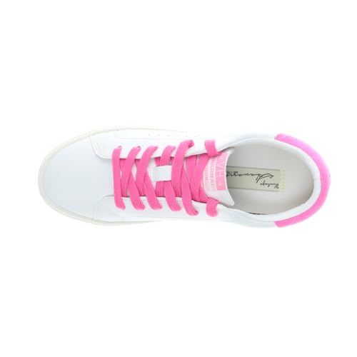 VINTAGE HAVANA Womens Original Perforated Lace Up Sneakers Shoes Casual - Pink, White4