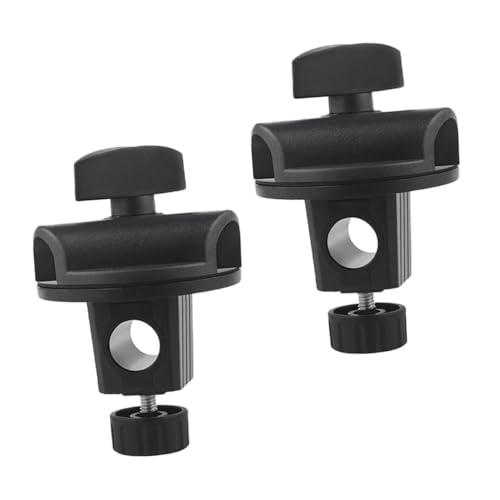 UKCOCO 2Pcs Adjustable Mic Clip Holder with Clamp for Boom Arm Durable Studio Accessories for Secure Clamping Flexible Positioning and All Purpose Use