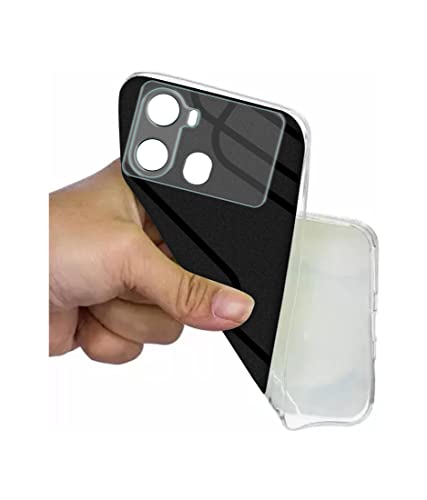 Image of Zig-Zag Black Line Design Printed Silicon Soft TPU Back Case Cover for Itel P40 4G