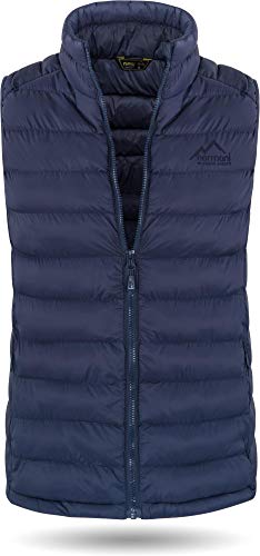 normani Gewatteerd gewatteerd vest voor dames, wintervest, bodywarmer, sportvest met opstaande kraag en zijzakken, winddicht outdoorvest, mouwloos tussenseizoen - Image 3