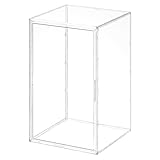 Acryl Vitrine Klarsicht Aufbewahrungsbox Countertop Würfel für Sammlerstücke, Action-Figuren, Miniaturfiguren Staubdichter Schutz Aufbewahren & Organisieren (60x36x36cm)