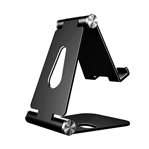 SOPORTE DE SOBREMESA M AJUSTABLE (2 PIVOTES) PARA MOVIL / TABLET. NEGRO