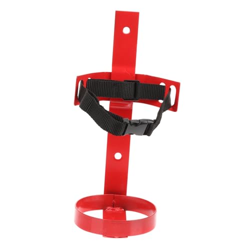 LIFKOME 消火器取付具 調節可能ストラップ付き消火器ホルダー 耐久性固定型ブラケット ユニバーサル壁掛けラック で長期使用対応