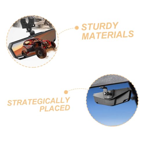 Miroir angle mort éliminateur de collisions pour quad