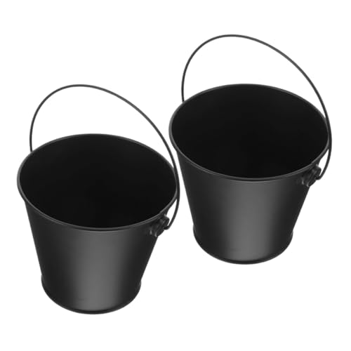 jojofuny Cubo De Grasa para Parrilla 2 Piezas Hierro Compacto 5.6x5.6x4 Cm Recoge Grasa Uso Al Aire Libre y Cocina Pequeña