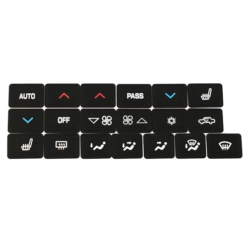 Image of Car Button Repair Decal Sticker for Buick Lacrosse 2005 2006 2007 2008 2009 Button Repair Decal Sticker Premium Vinyl