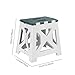 shamjina Folding Step Stool Camp Stool Ultralight Multipurpose Outdoor Foldable Stool Foldable Stool for Bathroom Home Patio Picnic, Large Green