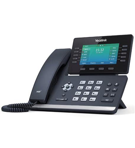 Teléfono IP Yealink T54W 5 unidades con adaptadores de corriente miniatura 3