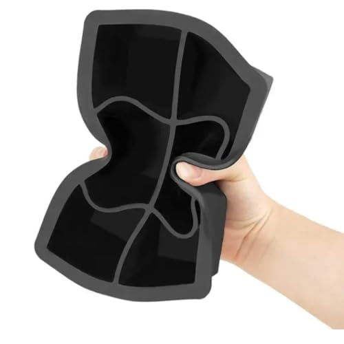 Molde de silicona para cubos de hielo 4 cuadrados miniatura 6