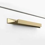 ❤Material und Design: Die griff ist aus aluminiumlegierung mit goldfarben, ohne scharfe Kanten, Keine Verletzungsgefahr und keine Fingerabdrücke.