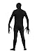 Fun World Mens Fading Eye Shadow Demon Skin Suit Adult Sized Costumes, Black, Standard US