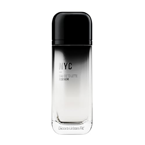 Dicora Urban Fit | Eau de Toilette NYC FOR HIM | Profumo da uomo | Fragranza agrumata e legnosa, Bergamotto, lavanda e fava tonka | Dimensione 150 ml