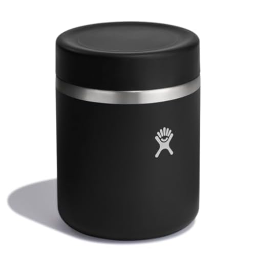 Image of Hydro Flask Food Jar - Insulated Stainless Steel, Snack Travel Container for Hot Food & Soup 28 Oz Black