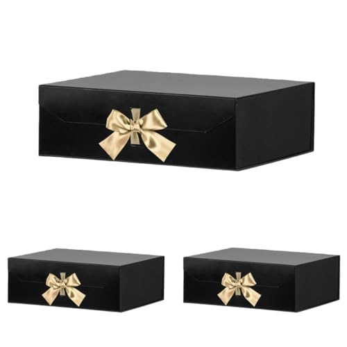 GoooodGift Extra Large Black Gift Box 16x14x5.3 Inches, Big Gift