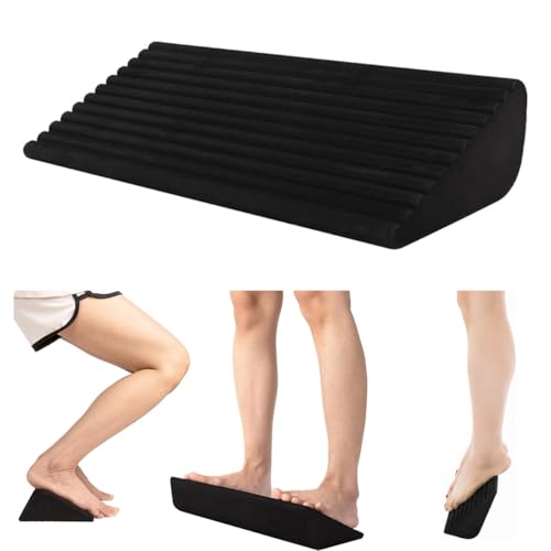 Calf Stretcher Slant Board Non-Slip Squat Wedge Foot Rocker Calf Stretcher for Stretching Muscles and Fascia, Squats and Deadlifts Calf Stretcher Slant Board Non-Slip Squat Wedge Foot Rocker Calf Stretcher for Stretching Muscles and Fascia, Squats and Deadlifts
