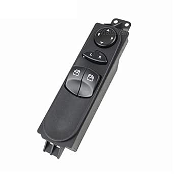 Interrupteur Maître Vitre Conducteur Pour Mercedes Sprinter W906 (2006-2013) - A9065451213 - LED Orange