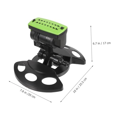 lurrose 自動スイングノズル芝生スプリンクラー可能散水口園用灌漑ツール広範囲水やり省水効果園芝生メンテナンス用