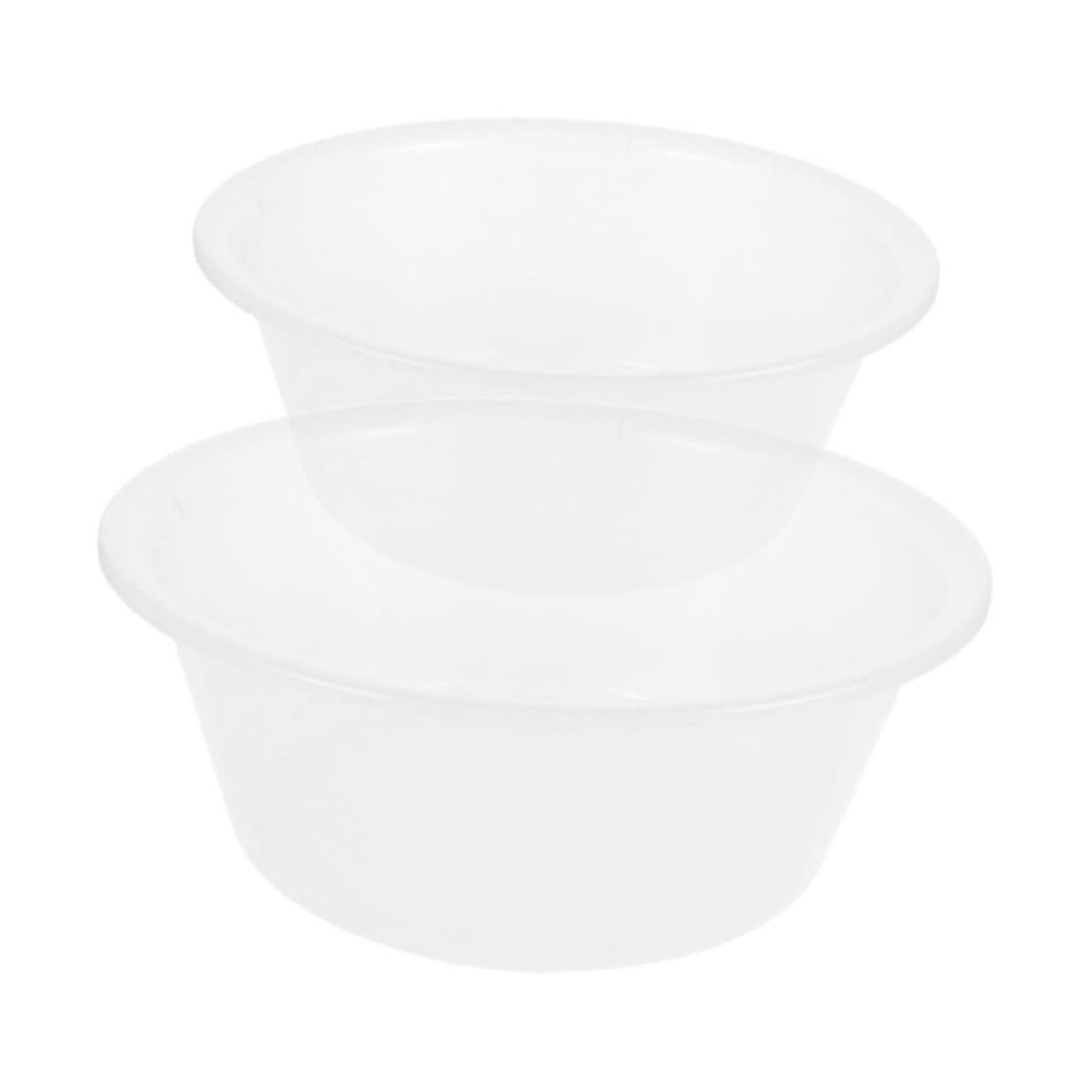 2pcs Large Foot Bath Basin Plastic Foot Soaking Tub for Comfortable Spa for Pedicures and Relaxation Easy to Clean and Maintain