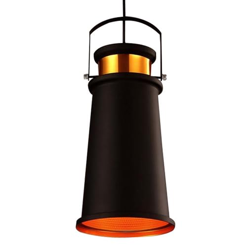 Lámpara colgante de metal E27 de estilo industrial nórdico para techo