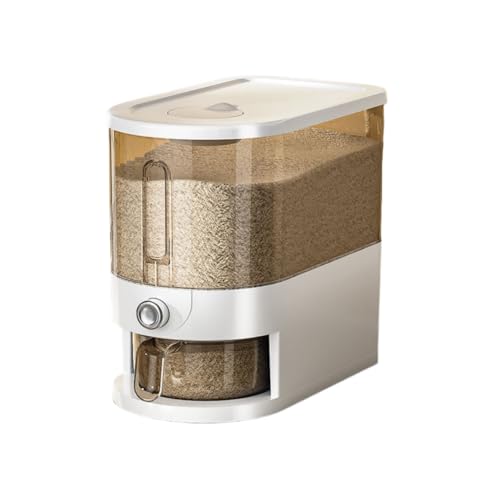 GRSMIS 米びつ ライスストッカー 家庭用米桶、米びつ計量、米保存容器、米倉庫、穀物貯蔵バケツ、10/20kg、米穀バケツ自動米桶、米貯蔵バケツ、防虫、防湿 丈夫、スリム、軽量 清潔便利お手入れ簡単 お米 食品 小麦粉 豆 穀物 おしゃれ 家庭用 キッ