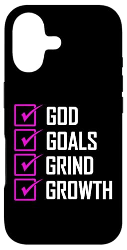 Pink Color Goals Grind Growth Pink Graphic �X�}�z�P�[�X iPhone 17 �p