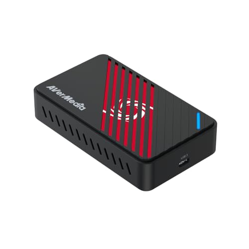 AVerMedia 4K HDMI Capture Card para Streaming, PS5, Xbox, Nintendo Switch, PC, USB 3.2 Game Capture Dispositivo para Twitch, OBS, Youtube, Discord, grabación de Baja latencia, GC553Pro Live Gamer