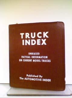 Unknown Binding Truck Index Unbiased Factual Information On Current Model Trucks Book